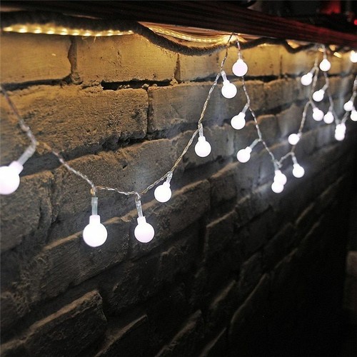 5m 40 Led Garland String Ball Light Wedding Christmas Holiday Decoration Outdoor - Picture 9 of 15