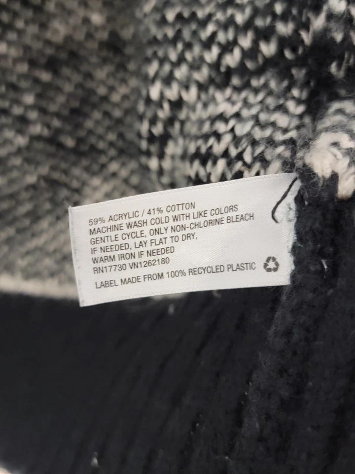 mossimo supply aztec cardigan sweater womens L long sleeve carousel knit - Image 3 of 4