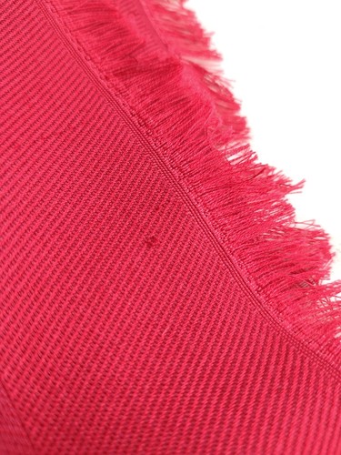 LOUIS VUITTON Pomme D'Amour Monogram Large Silk Wool Red Scarf Shawl Wrap Stole - Picture 9 of 18