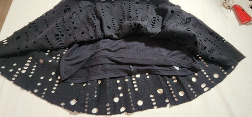 Maje, Jenny Black, Wool Blend, Above Knee, Lined, Skirt, Size 40, AU 12 - Picture 9 of 9