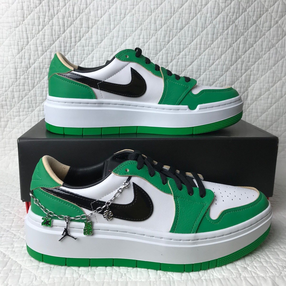 Women's Air Jordan 1 Elevate Low SE Shoes SZ 11 Lucky Green