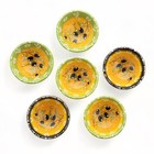 Dipping Bowls, Soy Sauce Dish Ceramic, 3.5 Oz Small Serving Bowls for Side Dish