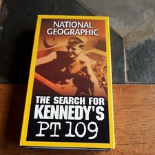 National Geographic The Search for Kennedys PT109. JFK, VHS Ex Tested,cc   2002