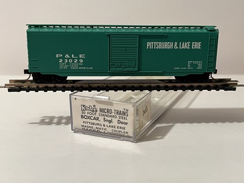 MICRO TRENES 31050 PITTSBURGH & LAKE ERIE P&LE 50' CAJA DR DESLIZANTE INDIVIDUAL 23029 N | Zustand: New
