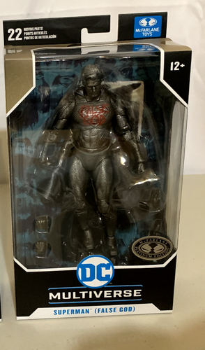 McFarlane Multiverse Superman (False God) BvS Dawn of Justice PLATINUM CHASE Nuevo - Imagen 8 de 8