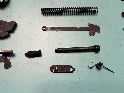 USED FACTORY BROWNING BUCKMARK SLIDE MISC PARTS TRIGGER SPRINGS PIN *WORN FINISH - Picture 5 of 17