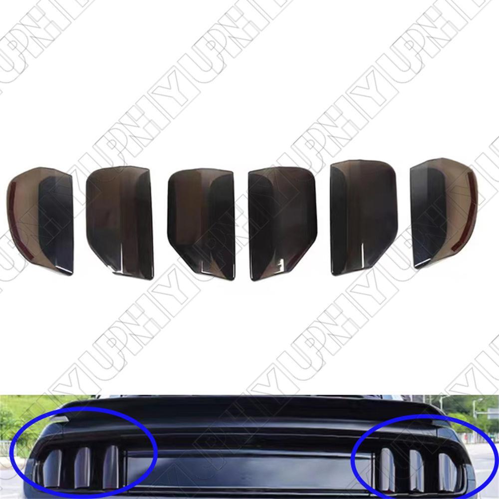 2016 F150 Accessories Exterior For Ford Mustang 15-17 Smoked Black Tail Light Lamp Cover Guard Trim Accessories 2017 Ford F150 Accessories - Foto 7