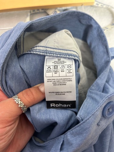 Rohan, Women's Light Blue Roamer Walking Shorts, Size UK 10 - Used - Picture 7 of 7