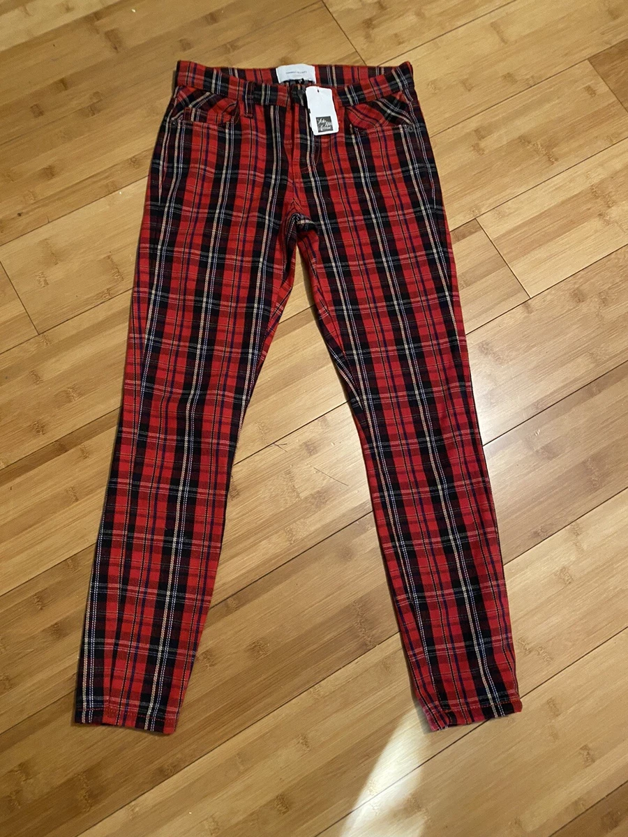 Current elliott plaid best sale jeans