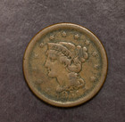 1851 Braided Hair Large Cent Vg Fine Lot 1527