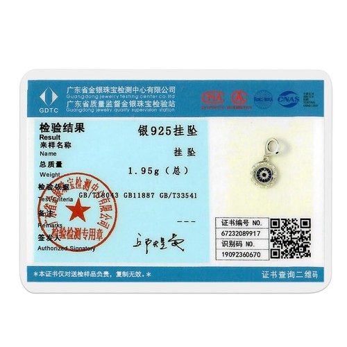 MULA 925 Sterling Silber DIY Charm Blau CZ Glückliche Runde Dangle Für Armband - Bild 7 von 7