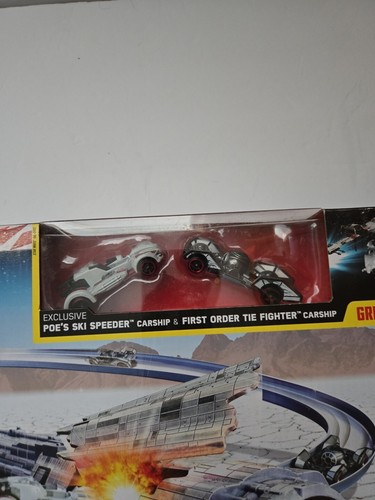 RARE Hot Wheels Star Wars CRAIT ASSAULT RACEWAY Poe Ski Speeder, Tie Fighter NIB - Picture 9 of 11