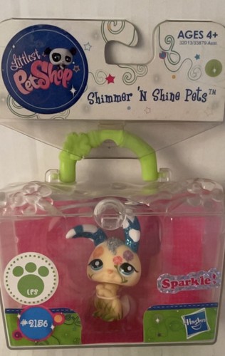 NUOVO nuovo senza scatola Hasbro Littlest Pet Shop CONIGLIO Shimmer N Shine Figure #2156 - Foto 4 di 5