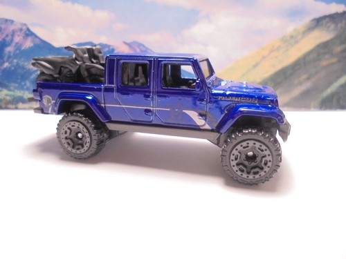 2020 JEEP GLADIATOR 2021 Hot Wheels Getaways Series Blue - Picture 2 of 2