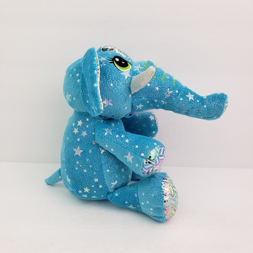 Redemption Plus Elephant Blue Silver Stars 10" Plush Stuffed Animal Toy - Picture 3 of 7