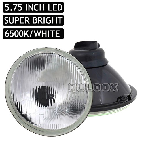 4pcs 5.75" 5-3/4 Round LED Headlights HI-LO for Ford F-100 F-250 F-350 1958-1960 - Picture 9 of 21