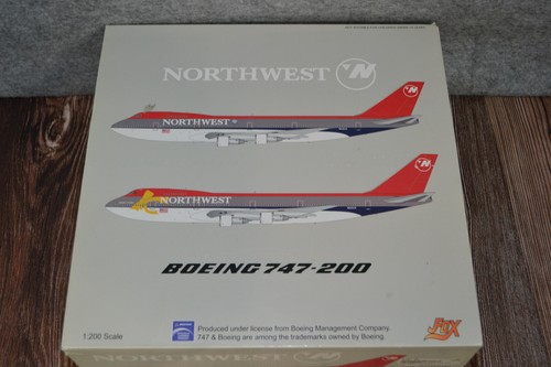 Boeing 747 Northwest Airlines Sammlerfund, extrem selten JC WINGS, 1:200 - Bild 21 von 24