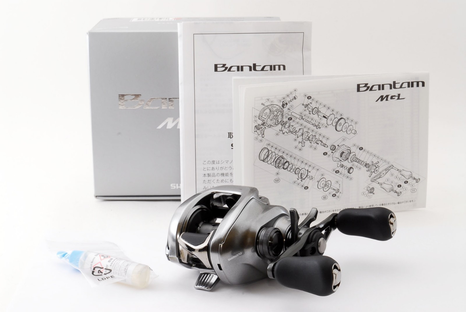 Shimano Bantam MGL Baitcasting Right Handle from Japan【Excellent】 Shimano Bantam Handle MGL Baitcasting Right Handle Bantam from Japan【Excellent】 3dd293