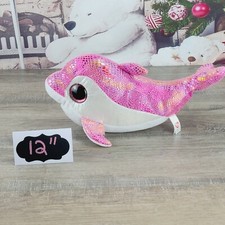 Ty Beanie Boos Sparkles The Pink Dolphin Plush 12" Stuffed Animal