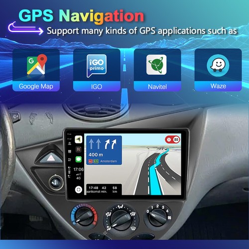 DAB+ Android 14 CarPlay Autoradio Für Ford Focus MK1 1998-2003 GPS Navi 8G+256GB - Bild 7 von 17