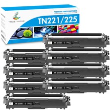 8 PACK TN221 Black Toner Cartridge for Brother HL-3170CDW MFC-9130CW MFC-9340CDW