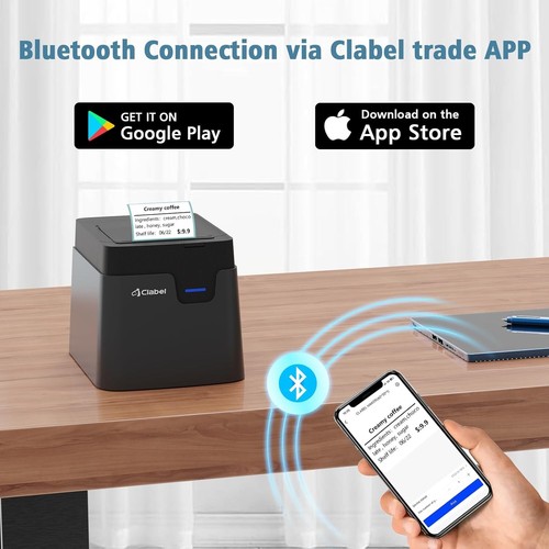 Bluetooth CT321D Label Maker - High-Speed Thermal Printer for Small Businesses - Picture 5 of 9