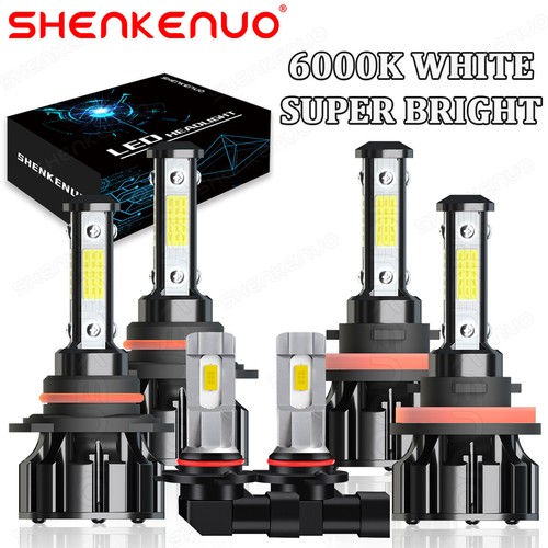 For Lexus RX350 2007 2008 2009 White 6000K Front LED Headlight + Fog Light Bulbs - Bild 1 von 18