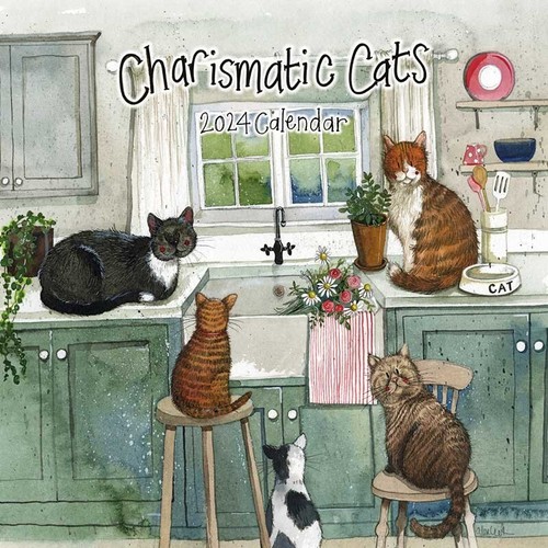 Alex Clark Calendar Charismatic Cats 2024 eBay