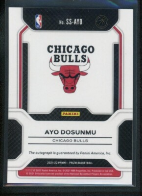2021-22 AYO DOSUNMU AUTO PANINI PRIZM SENSATIONAL SIGNATURES