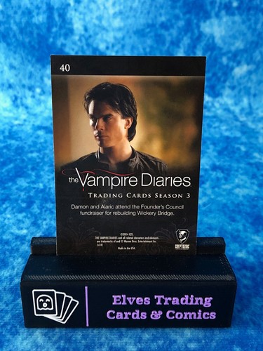 The Vampire Diaries: Season 3 SINGLE Non-Sport Trading card by Cryptozoic 2014 - Picture 82 of 140