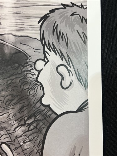 Roswell Crash UFO X Files Aliens Cartoon Characters Print signed by artist Frank - Picture 6 of 6
