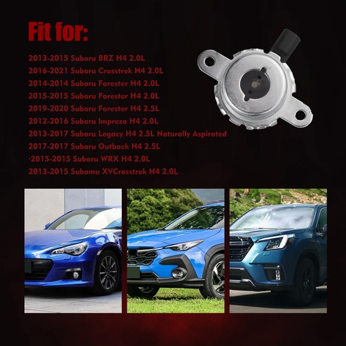 New 2x Intake & Exhaust Variable Valve Timing Solenoid for Subaru BRZ Legacy - Foto 2 di 13