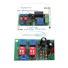 AC110V 120V 220V 230V Cycle Delay Timing Timer Relay Switch Turn ON/OFF Module