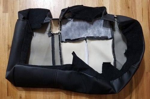 OEM Nissan MURANO 88320-5AB6A Black Leather RH REAR Seat Cushion 2015-2018 READ - Picture 2 of 6