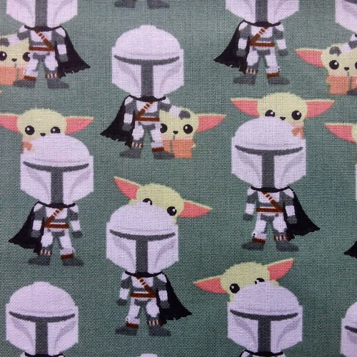 Tela de algodón Star Wars Mandalorian Baby Yoda, Djarin con licencia - Imagen 45 de 60