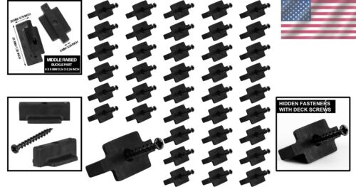High-Density Nylon T Clips with Steel Deck Screws – 500 for Perfect Decking - Picture 2 of 8