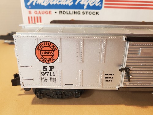 American Flyer 4-9711 Southern Pacific Box Car Lionel 1986 SP 9711 NOS OB - Bild 2 von 13