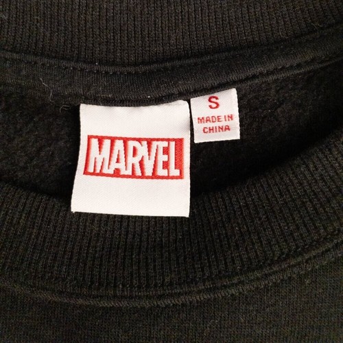 Marvel Spider-Man Sweatshirt Small Black Graphic Crewneck Comic Book Print Cozy - Picture 4 of 5