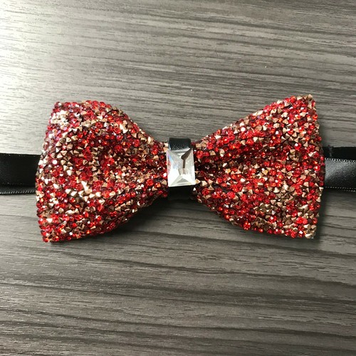 Pajarita 10 Colores Cristal Brillo Diamante Lujosa Boda Fiesta Estrás - Imagen 27 de 32