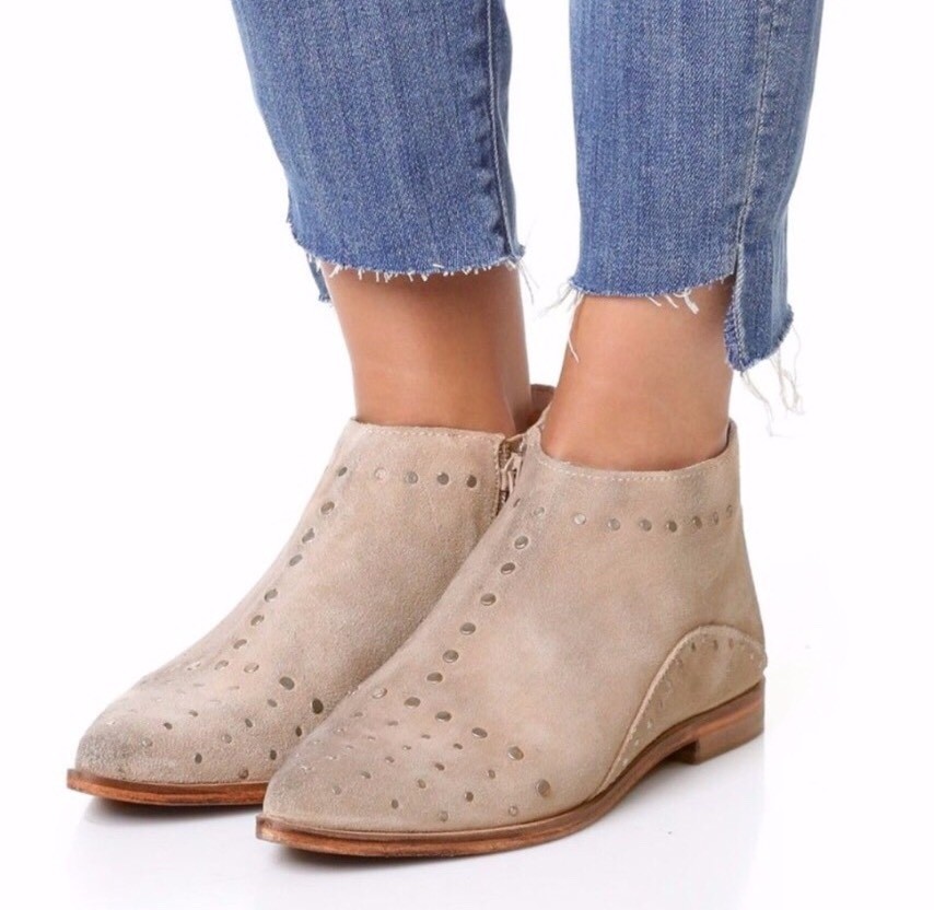 Free People Aquarian Ankle Stiefel Suede Leder New Größe: 37/7 Taupe Free People Aquarian Ankle Stiefel Suede Leder New Größe: 37/7 Taupe