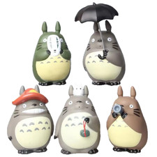  Set of 5 New My Neighbor Totoro Collection Standing LARGE Figure Toy 5 Style 
