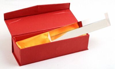 4'' Optical Glass Triple Triangular Prism Physics Teaching Light   10cm #E5