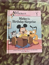 Mickey's Young Reader Library Book Hardcover Mickey's Birthday Surprise Vol 1