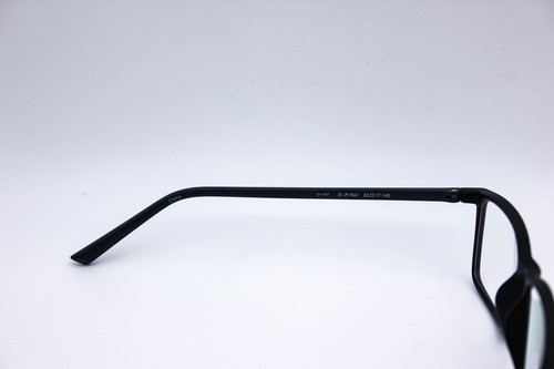 Revel Port schwarze rechteckige Brille Rahmen 31-P1961 55-17-140 - Bild 4 von 6