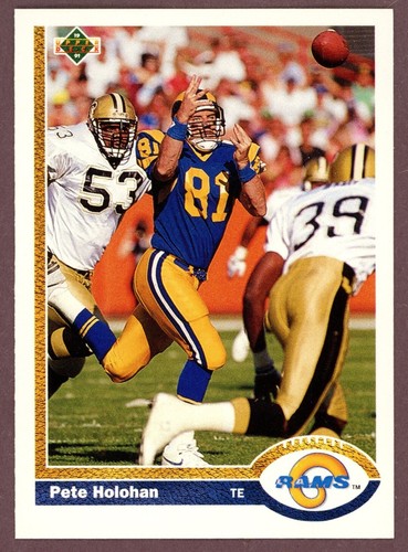 1991 Upper Deck Football - 1991 (91) Hologram Variations - "Common" (1-250) - Picture 157 of 216