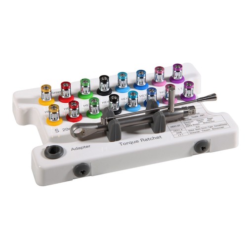 Kit de prótesis de implante dental universal 16 piezas destornillador removedor llave dinamométrica - Imagen 15 de 21