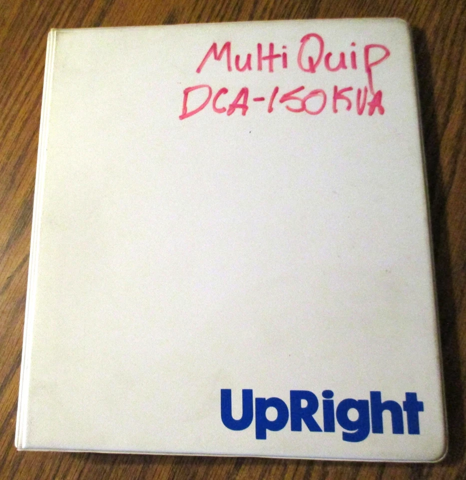 MQ Power DCA-150USJ Gerador Ultra Silencioso Peças de Operação Manual MultiQuip 2008 - Imagem 2 de 4