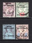 Oil Rivers (Nigeria) QV 1892-94  1d. to 5d. SG2-5 Used