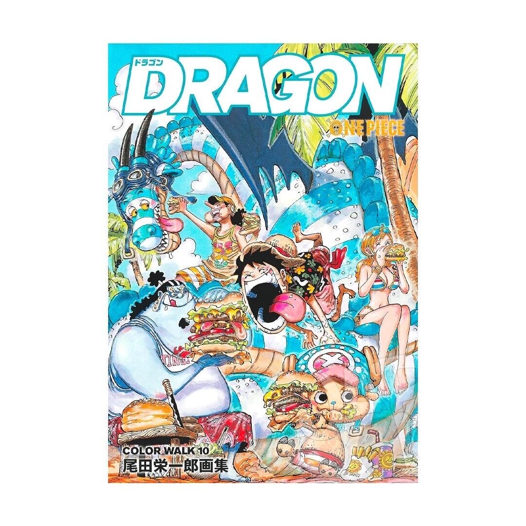 One Piece Color Walk 10 DRAGON Japanese Artbook - New