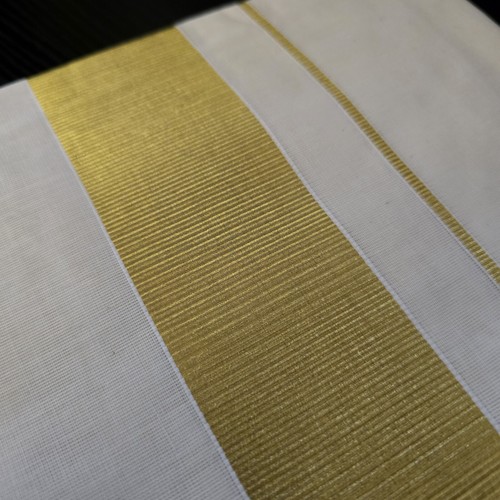 Kerala Wide Kasavu Mund / Onam Special Handloom Double Mundu / Herren Dhoti - Bild 2 von 6